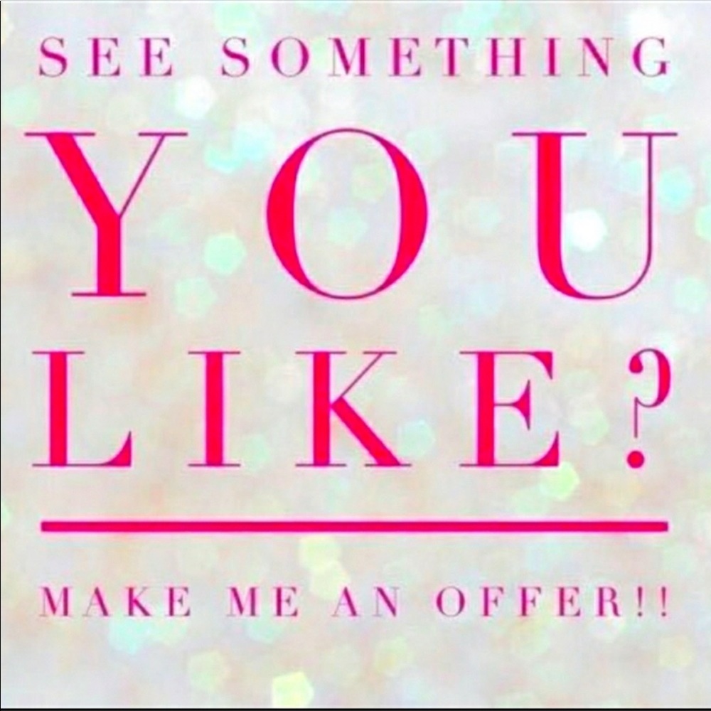 Feel free to make me a reasonable offer ☺️